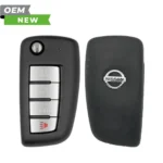 Nissan New OEM 2021 Versa Remote Flip Key 4B Trunk FCCID: CWTWB1G767 PN# H0561-5EF0C