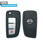 Nissan Refurbished 2014-2020 Rogue Remote Flip Key 3B FCCID: CWTWB1G767 PN# H0561-4BA1A