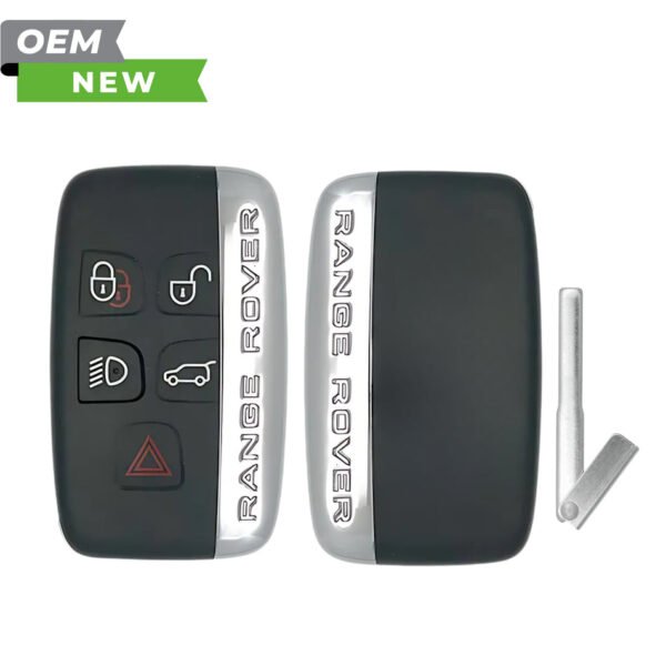 Land Rover New OEM 2010-2020 Range Rover Smart Key 5B Lights/Hatch FCCID: KOBJTF10A PN# 5E0U30147