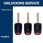 Remote Head Key Unlocking Service - For Honda - FCCID: MLBHLIK6-1T