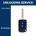Remote Head Key Unlocking Service - For Mitsubishi - FCCID: OUCJ166N