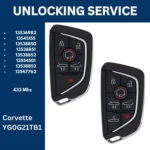 Smart Key Unlocking Service - For Chevrolet 433Mhz - FCCID: YG0G21TB1