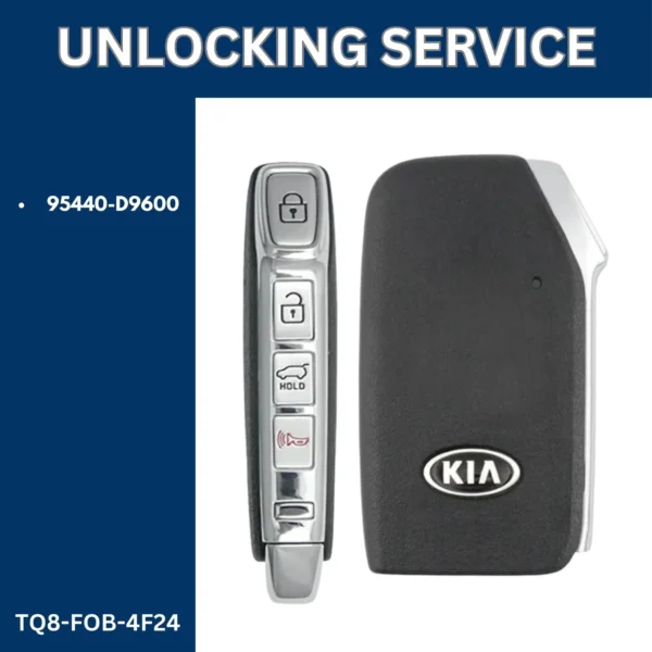 Smart Key Unlocking Service - For Kia - FCCID: TQ8-FOB-4F24