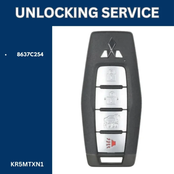 Smart Key Unlocking Service - For Mitsubishi - FCCID: KR5MTXN1