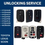 Smart Key Unlocking Service - For Toyota, Lexus, Scion - FCCID: HYQ14AAB, HYQ14AEM, HYQ14ACX, HYQ14FBA, HYQ14FBB, HYQ14FLB, MOZB31EG, HYQ14ADR