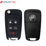 Strattec - Buick New OEM 2010-2017 Allure, Regal Remote Flip Key (PEPS) 5B Remote Start FCCID: OHT05918179 PN# 5912559