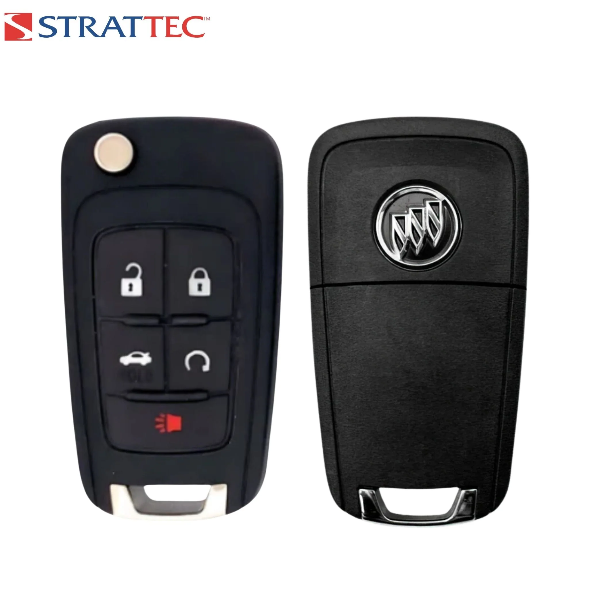 Strattec - Buick New OEM 2010-2017 Allure, Regal Remote Flip Key (PEPS) 5B Remote Start FCCID, OHT05918179 PN# 5912559 Strattec - Buick New OEM 2010-2017 Allure, Regal Remote Flip Key (PEPS) 5B Remote Start FCCID: OHT05918179 PN# 5912559 - Image 1