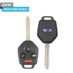 Subaru Refurbished 2017-2018 XV Crosstrek, Impreza, Ascent Remote Head Key 4B Trunk FCCID: CWTB1G077 (H Chip-Black Board Case) PN# 57497-FL00A