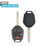 Subaru Refurbished OEM 2012-2019 Impreza, Forester, STI, XV Crosstrek, WRX Remote Head Key 4B Trunk FCCID: CWTWBU766 PN# 57497-FJ031 (Canada)