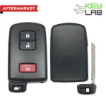 Toyota Aftermarket 2012-2019 RAV4 Smart Key 3B FCCID: HYQ14FBA PN# 89904-52290, 89904-47520