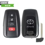 Toyota New OEM 2022-2025 RAV4 Smart Key 4B Hatch FCCID: HYQ14FBC PN# 8990H-0R030