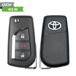 Toyota New OEM 2018-2020 C-HR Remote Flip Key 3B FCCID: MOZB97TZ PN# 89070-F4080