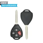 Toyota Refurbished 2008-2013 Corolla, Avalon Remote Head Key 4B Trunk FCCID: GQ4-29T PN# 89070-02270