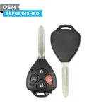 Toyota Refurbished 2009-2016 Venza Remote Head Key 4B Hatch FCCID: GQ4-29T PN# 89070-0T080