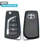 Toyota Refurbished 2019-2025 Camry, Corolla Remote Flip Key 4B Trunk FCCID: HYQ12BFB PN# 89070-06790