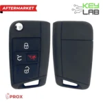 Volkswagen Aftermarket 2018-2020 Atlas, Jetta, Golf Remote Flip Key HU162-T (w/ Comfort Access) 4B Trunk FCCID: NBGFS125C1 PN# 5G6 959 752 BM