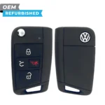 Volkswagen Refurbished OEM 2018-2020 Atlas, Jetta, Golf Remote Flip Key HU162-T (w/ Comfort Access) 4B Trunk FCCID: NBGFS125C1 PN# 5G6 959 752 BM
