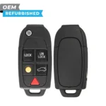 Volvo Refurbished OEM 2004-2015 S80, XC90 Flip Key 5B Trunk/Lights FCCID: LQNP2T-APU PN# 8626556