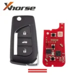 Xhorse - Toyota 2nd Gen Universal Wire Remote Key 3B (XKTO20EN) For VVDI