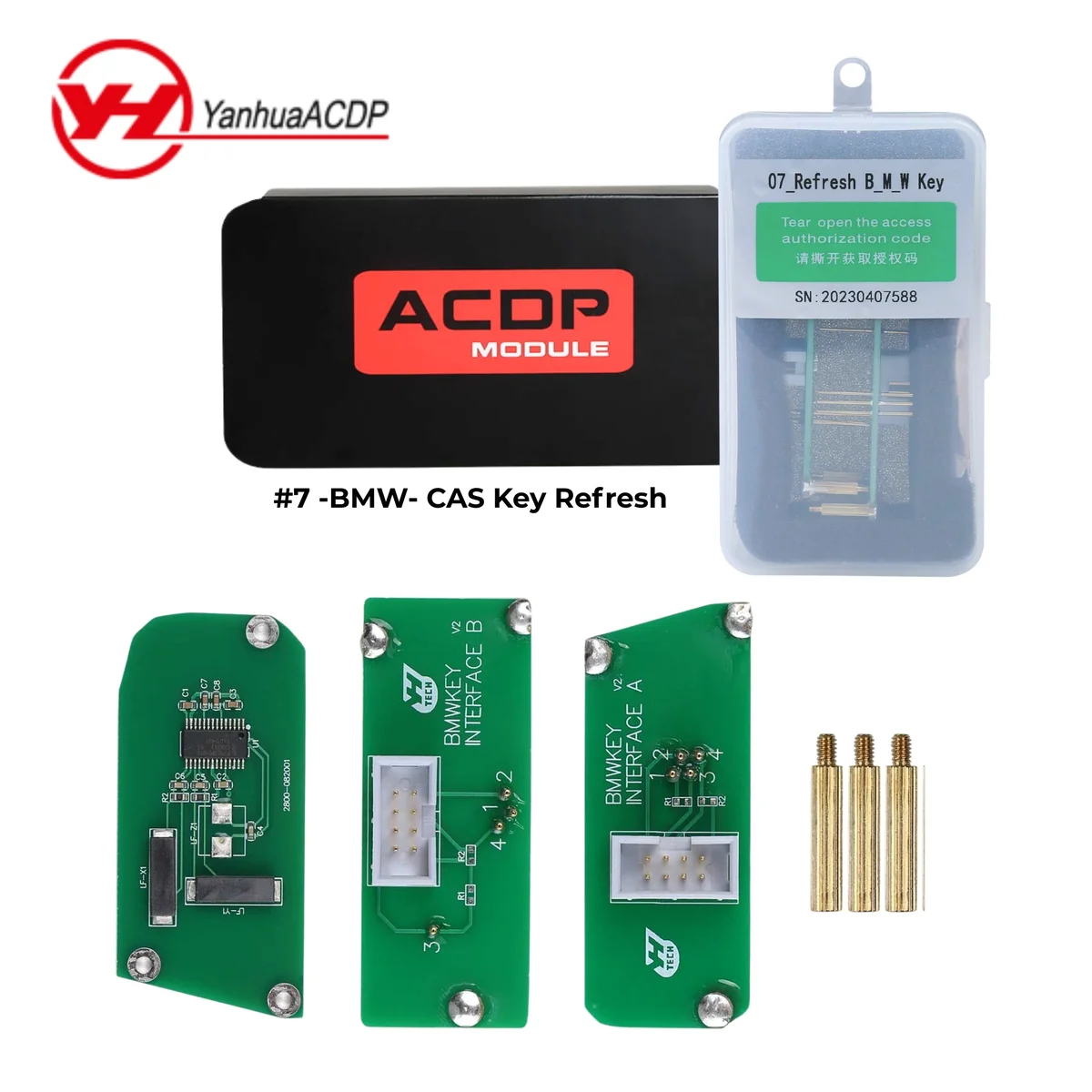 Yanhua ACDP - Module #7 - Refresh BMW E, F Chassis CAS (w, License A521) For Mini ACDP Yanhua ACDP - Module #7 - Refresh BMW E/F Chassis CAS (w/ License A521) For Mini ACDP - Image 1
