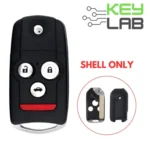 Acura 2007-2014 Flip Remote Key SHELL for MLBHLIK-1T