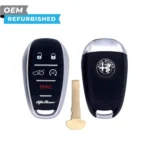 Alfa Romeo Refurbished 2017-2024 Giulia Stelvo Smart Key 5B Remote Start FCCID: KR5ALFA434 PN# 6EP44LXHAA, 6WN70LXHAA