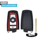 BMW Refurbished 2009-2014 F-Series Smart Key Red (CAS4) 4B Trunk FCCID: YGOHUF5767 PN# 9226932-02, 9226936-02, 9312533-03