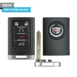 Cadillac Refurbished 2008-2014 STS, CTS Smart Key 5B Trunk/Remote Start FCCID: M3N5WY7777A PN# 25943677