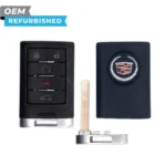 Cadillac Refurbished 2013-2015 ATS, XTS, ELR Smart Key 5B Trunk/Remote Start FCCID: NBG009768T PN# 22856930