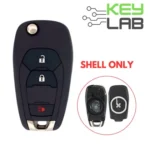Chevrolet 2016-2021 Remote Flip Key SHELL for LXP-T004/LXP-T003