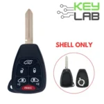 Chrysler 2004-2007 Remote Head Key 6B SHELL for M3N5WY72XX