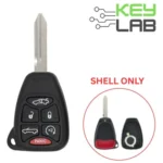 Chrysler 2007-2014 Sebring 200 Remote Head Key 6B SHELL for OHT692427AA