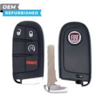 Fiat Refurbished 2015-2017 Fiat 500 Smart Key 4B Remote Start FCCID: M3N-40821302 PN# 735637066