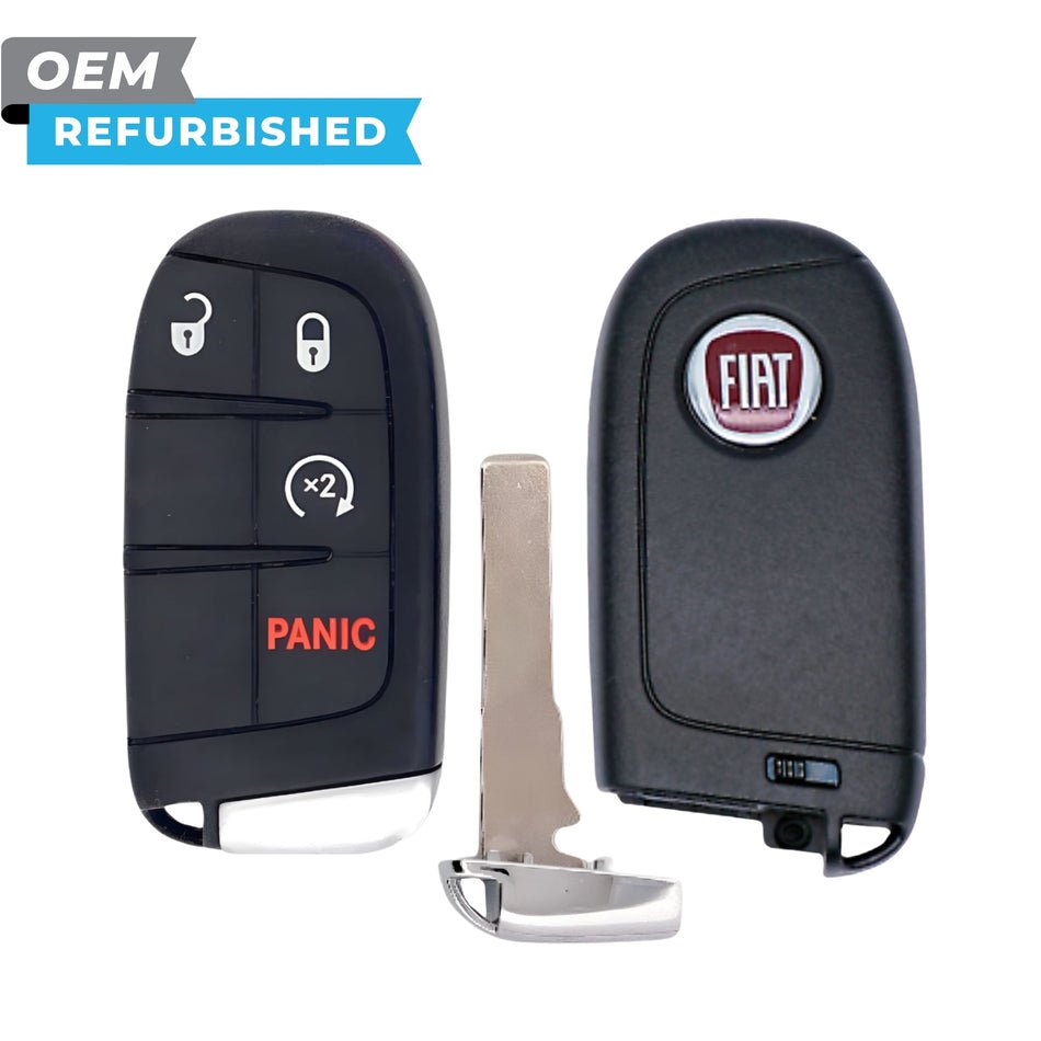 fiat-refurbished-2015-2017-fiat-500-smart-key-4b-remote-start-fccid-m3n-40821302-pn-735637066-4828060 Fiat Refurbished 2015-2017 Fiat 500 Smart Key 4B Remote Start FCCID: M3N-40821302 PN# 735637066 - Image 1