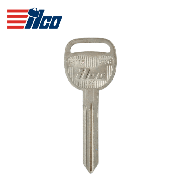 GM - ILCO 2004-2013 Metal Test Key B106/P1115