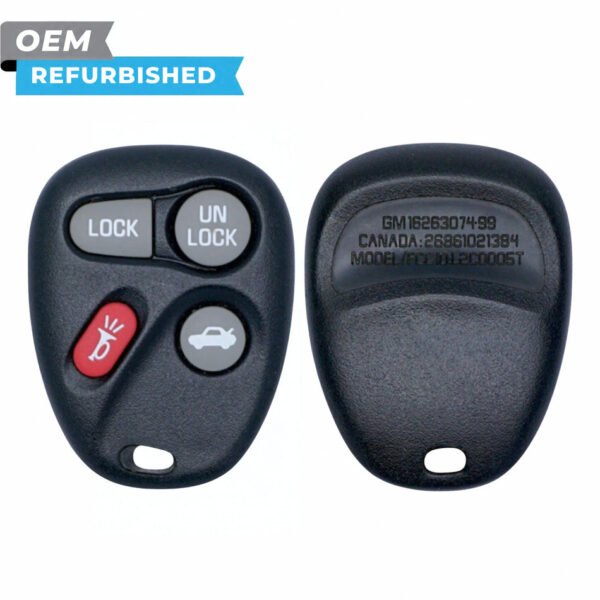 GM Refurbished 2000-2005 Cavalier Keyless Entry Remote 4B Trunk FCCID: L2C0005T PN# 16263074-99