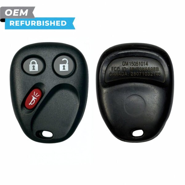 GM Refurbished 2002-2009 Trailblazer Keyless Entry Remote 3B FCCID: MYT3X6898B PN# 15008008