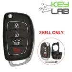 Hyundai 2015-2019 Flip Remote Key SHELL 4B for TQ8-RKE-4F25