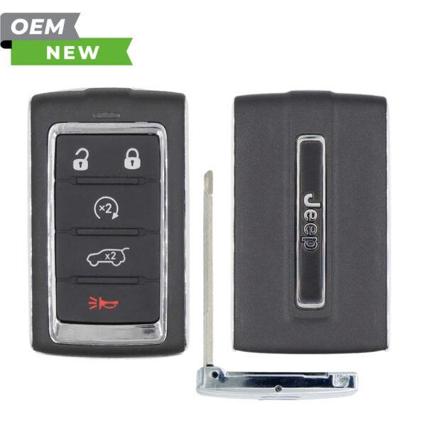 Jeep New OEM 2024-2025 Cherokee EV, Wagoneer S EV Smart Key 5B Hatch/Remote Start FCCID: 2BAHD-KFW1 PN# 68576197AC