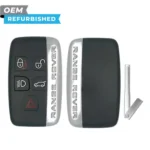 Land Rover Refurbished 2010-2020 Range Rover Smart Key 5B Lights/Hatch FCCID: KOBJTF10A PN# 5E0U30147