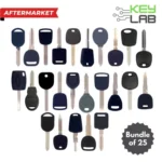 Locksmith Starter Kit - Transponder Keys (Bundle of 25)