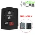 Mazda 2006-2015 Remote Unit Key SHELL (No Blade) for BGBX1T478SKE125-01