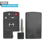 Mazda Refurbished 2004-2011 MX-5 Miata, RX-8 Smart Key CARD 4B Trunk FCCID: BGBX1T458SKE11A01 PN# NFY7-67-5RYB