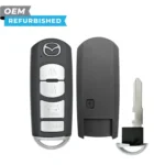 Mazda Refurbished 2014-2019 Mazda 3/6, Miata MX 5 Smart Key 4B Trunk FCCID: WAZSKE13D02 PN# GJY9-67-5DY, GJR9-67-5DY, GJR9-67-5RY