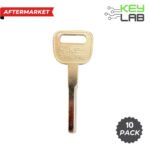 Mercedes/Chrysler Aftermarket 1994-2008 C-Class, E-Class, Crossfire Metal Test Key HU64 (Pack of 10)