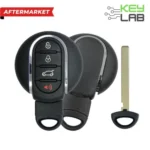 Mini Cooper Aftermarket 2014-2018 Smart Key Key 4B Hatch FCCID: NBGIDGNG1 PN# 9345896-01