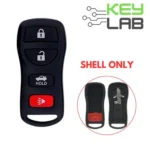 Nissan 2002-2015 Keyless Entry Remote SHELL for KBRASTU15