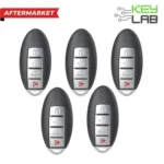 Nissan Aftermarket 2007-2015 Smart Key 4B Trunk FCCID: KR55WK49622, KR55WK48903 PN# 285E3-JA05A (Pack of 5)