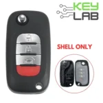 Smart 2015-2017 Remote Flip Key 4B SHELL for CWTWB1G767