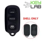 Toyota 1998-2008 Keyless Entry Remote SHELL for HYQ12BBX HYQ12BAN